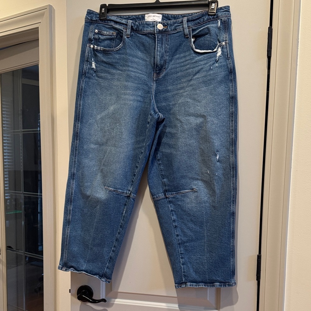 Lane Bryant Blue Ankle & Cropped Jeans